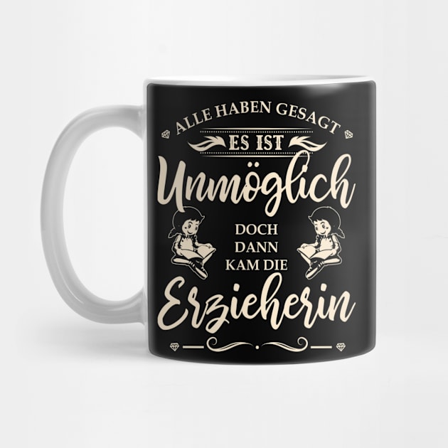 Erzieherin Abschiedsgeschenk by HBfunshirts